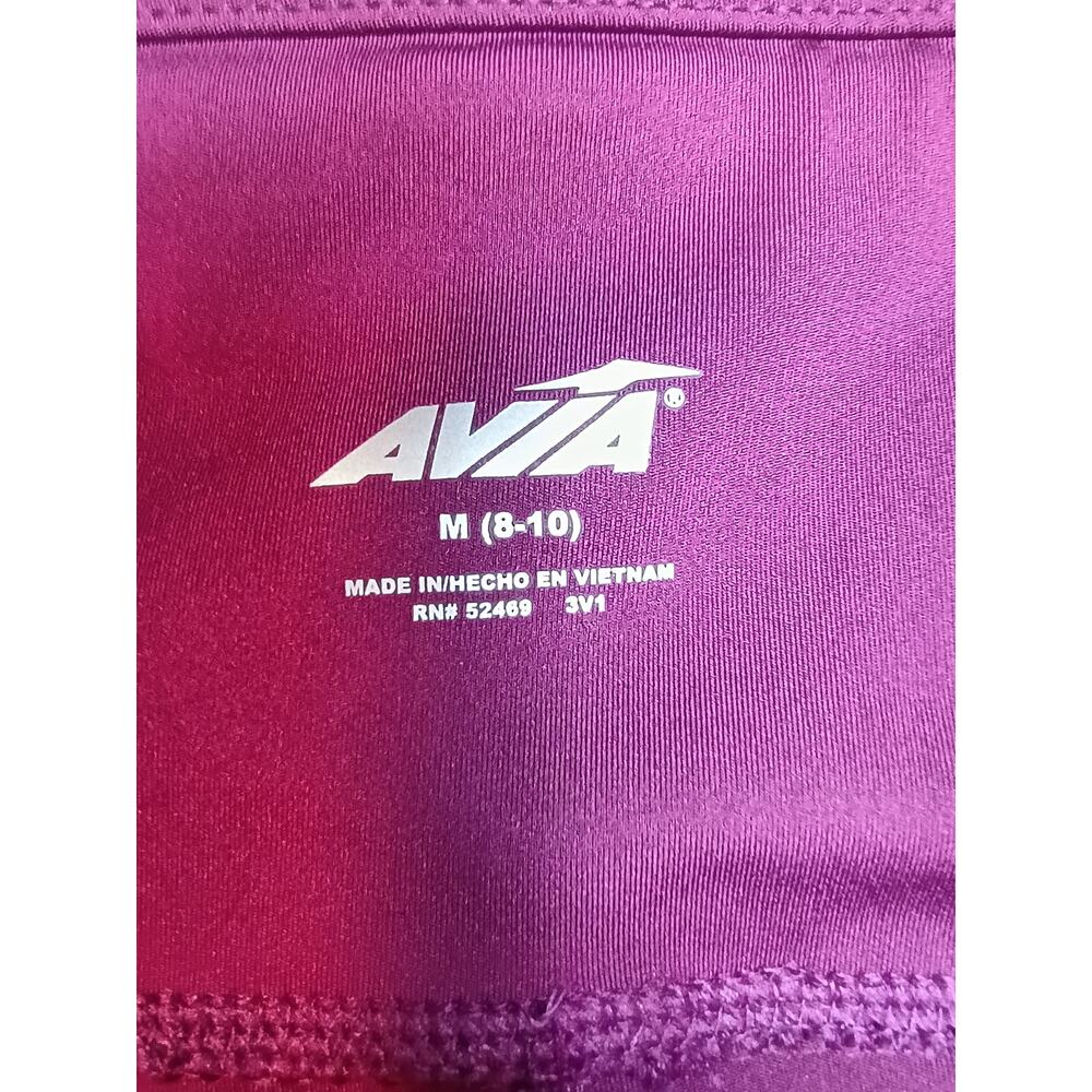 Avia Women's Purple Active Workout Leggings - Medium - Picture 2 of 6
